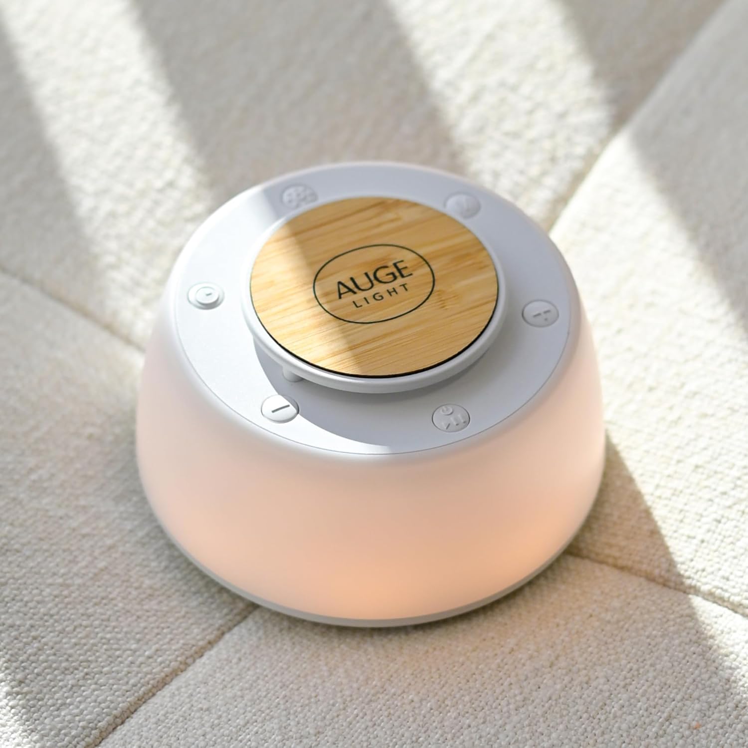 4 - in 1 White Noise Sound Machine with Night Lights 30 Soothing Sounds 32 Volume Levels 3 Timers, Portable Sleep Machine for Baby Kids Adults, Sound Therapy Nightstand for Home Travel - Auge Light