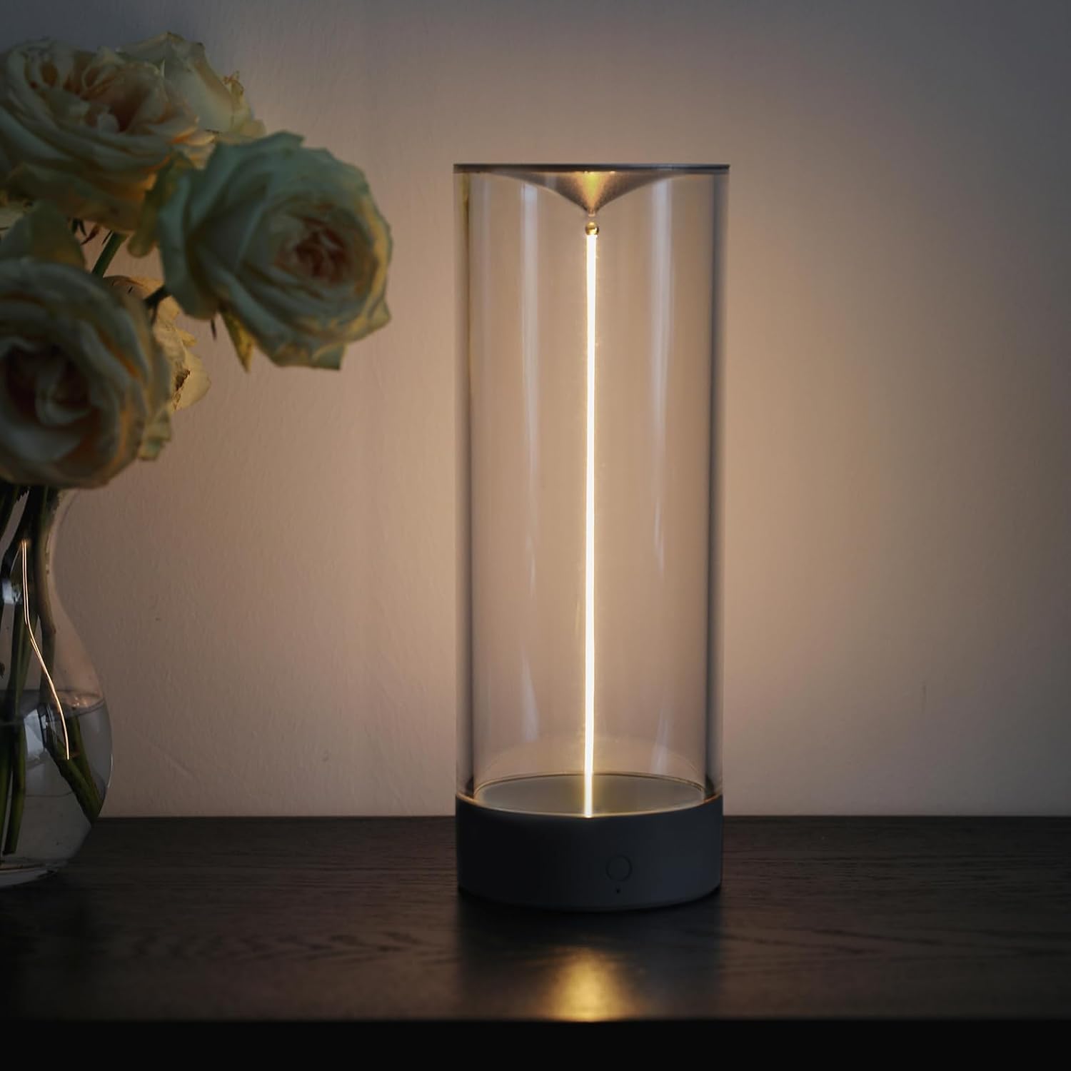 Auge Light 12.76 in Extra Large Cordless Table Lamps Modern Table Lamp 3-Level Dimming Night Lights