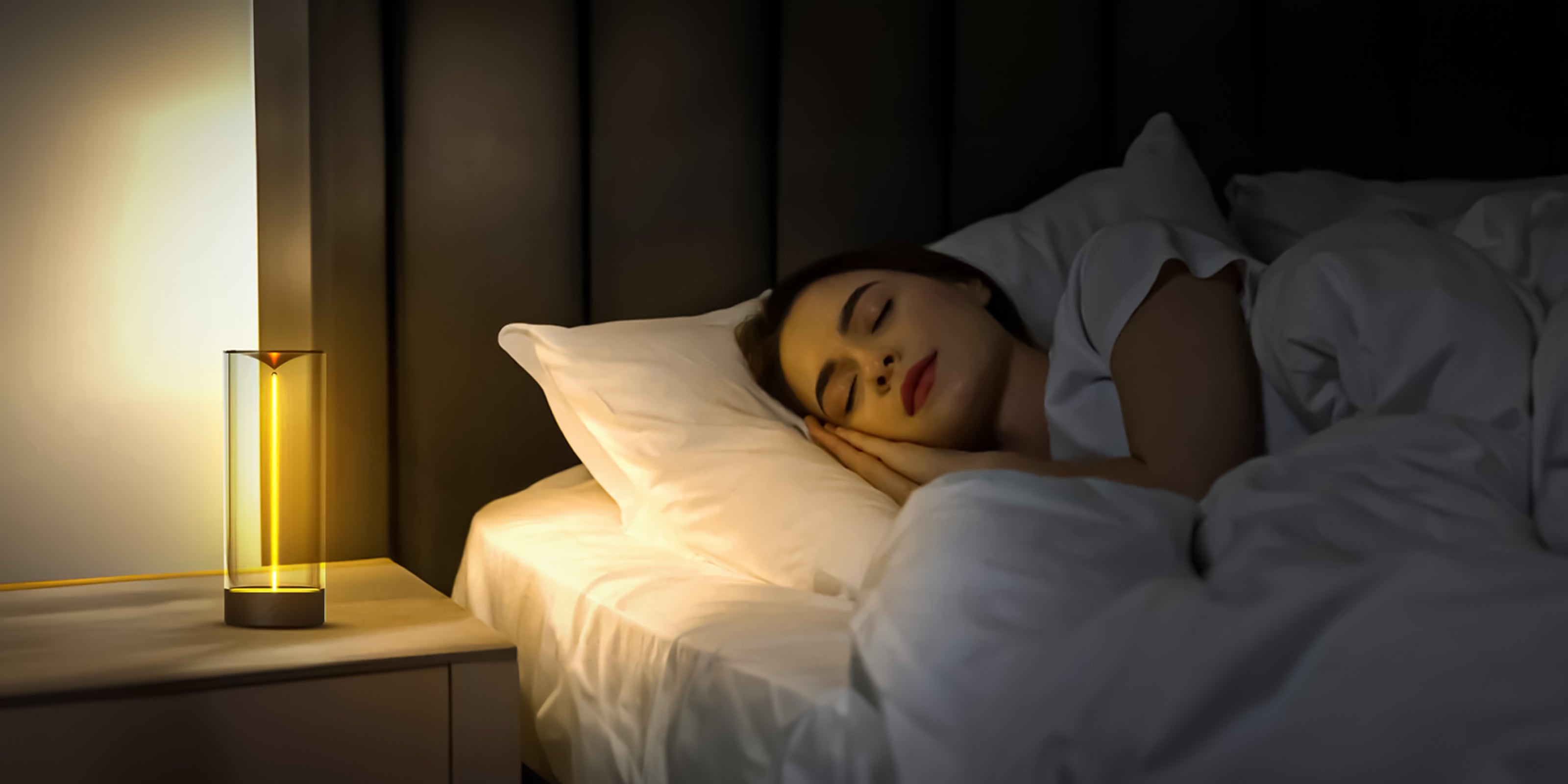 auge light night lights in bedside setting