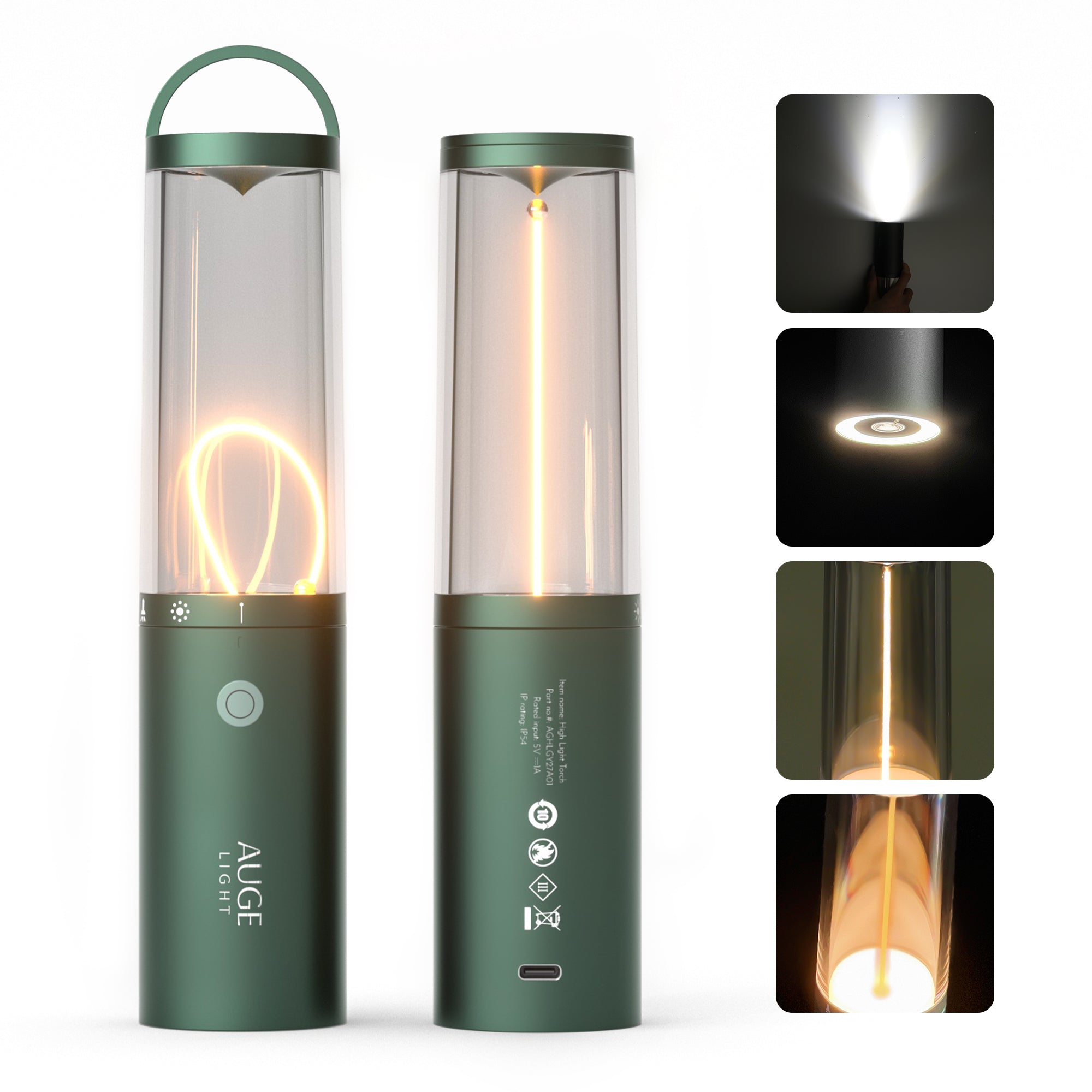 Auge Light 4 - in - 1 Portable Camping Lantern - Auge Light