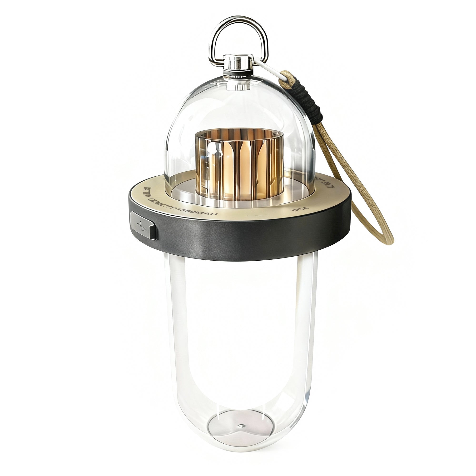 Augelight Capsule Shape Camping Light Rechargeable IP54 Waterproof Minimalist Table Lamp Dimmable LED Night Light - Auge Light