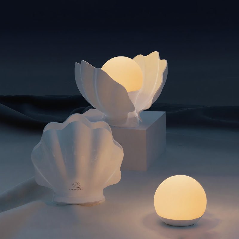 Augelight Shell Shape Nightlight Unique Design minimalist table lamp LED Night Light with Shell Shape - Auge Light