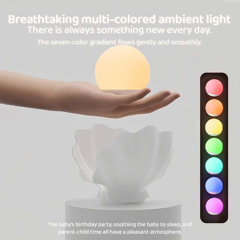 Augelight Shell Shape Nightlight Unique Design minimalist table lamp LED Night Light with Shell Shape - Auge Light