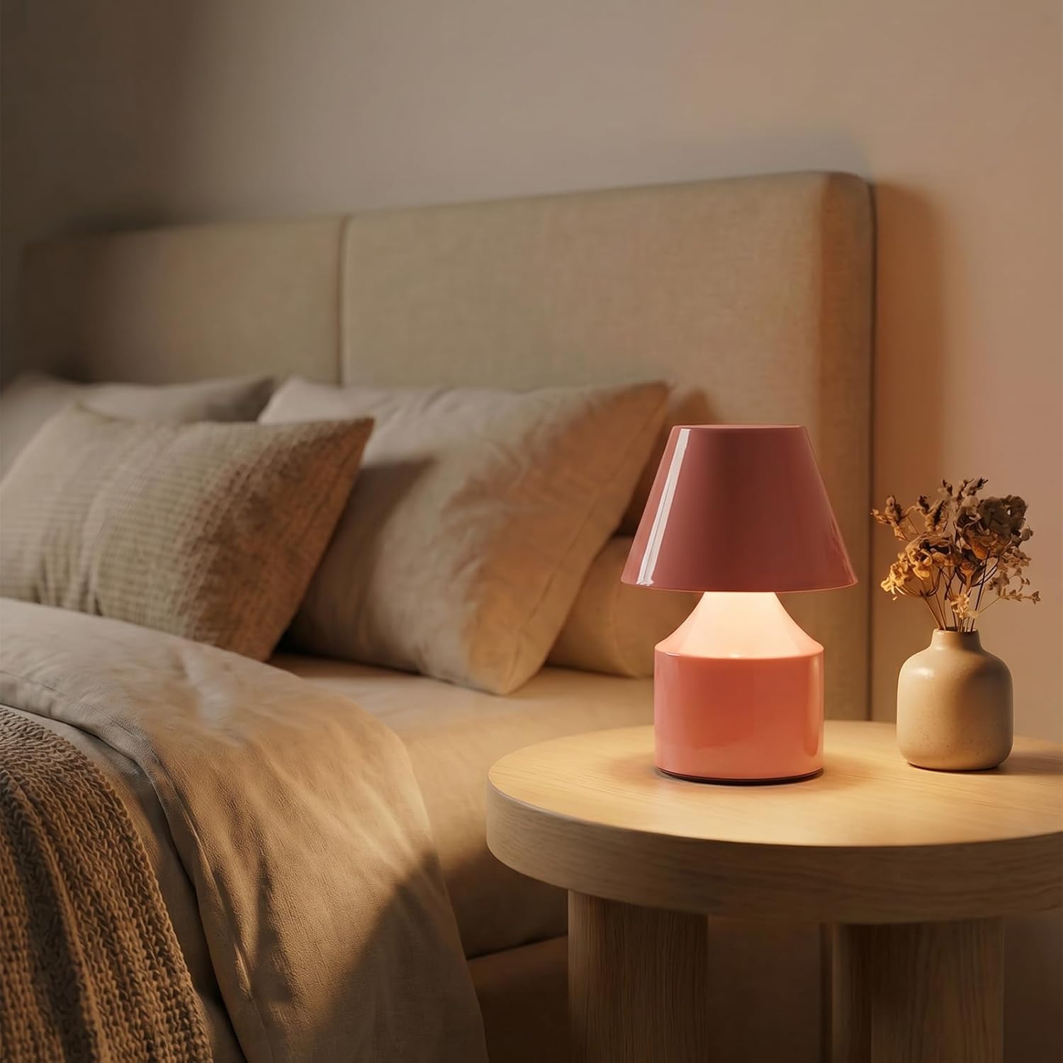 AugeLight TAPO Series Tap Control Mini Desk Lamp, Dimmable Touch Night Light, Portable LED Bedside Lamp with 3 Brightness Levels, Soft Ambient Lighting for Bedroom, Nursery, Office & Dorm - Auge Light