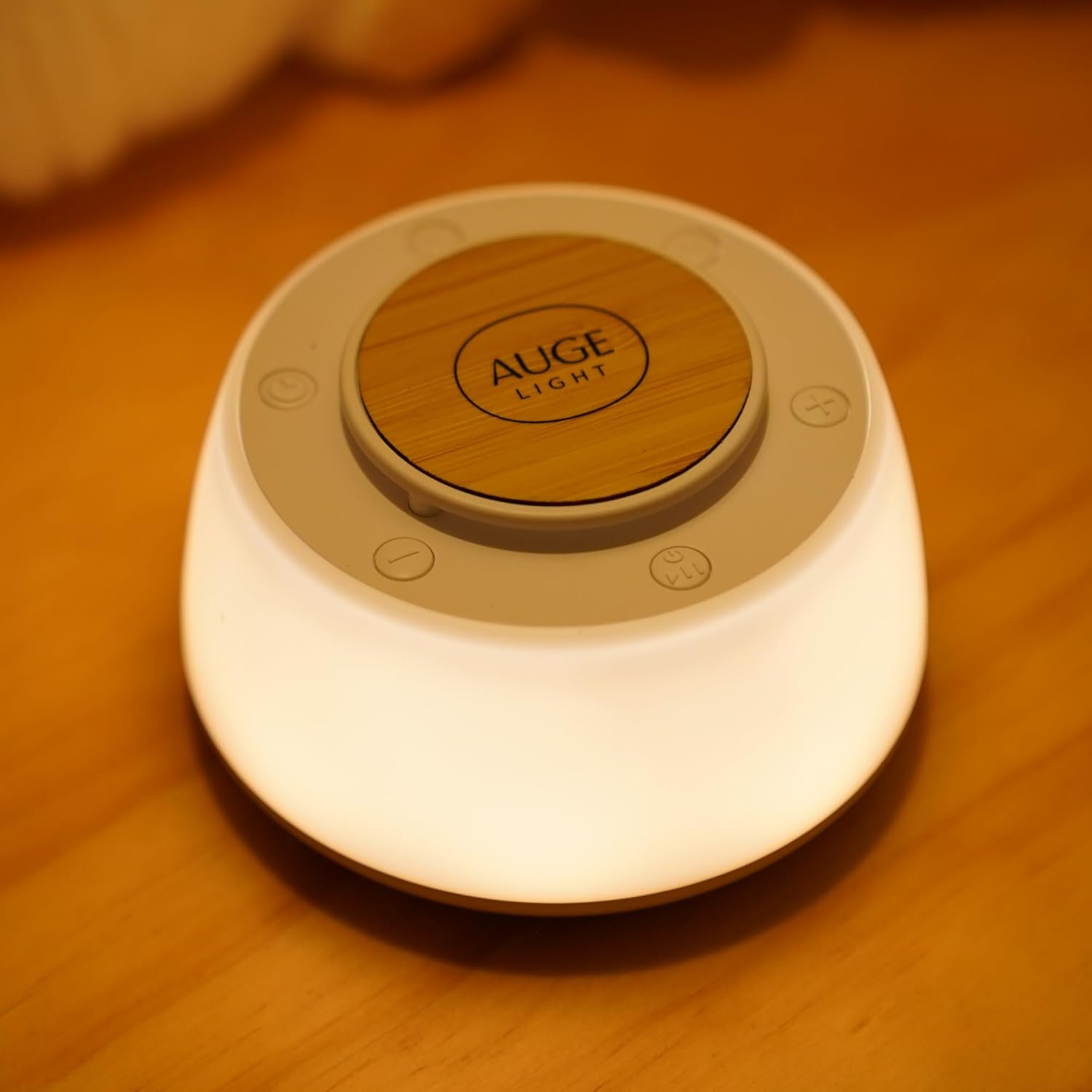 4 - in 1 White Noise Sound Machine with Night Lights 30 Soothing Sounds 32 Volume Levels 3 Timers, Portable Sleep Machine for Baby Kids Adults, Sound Therapy Nightstand for Home Travel - Auge Light