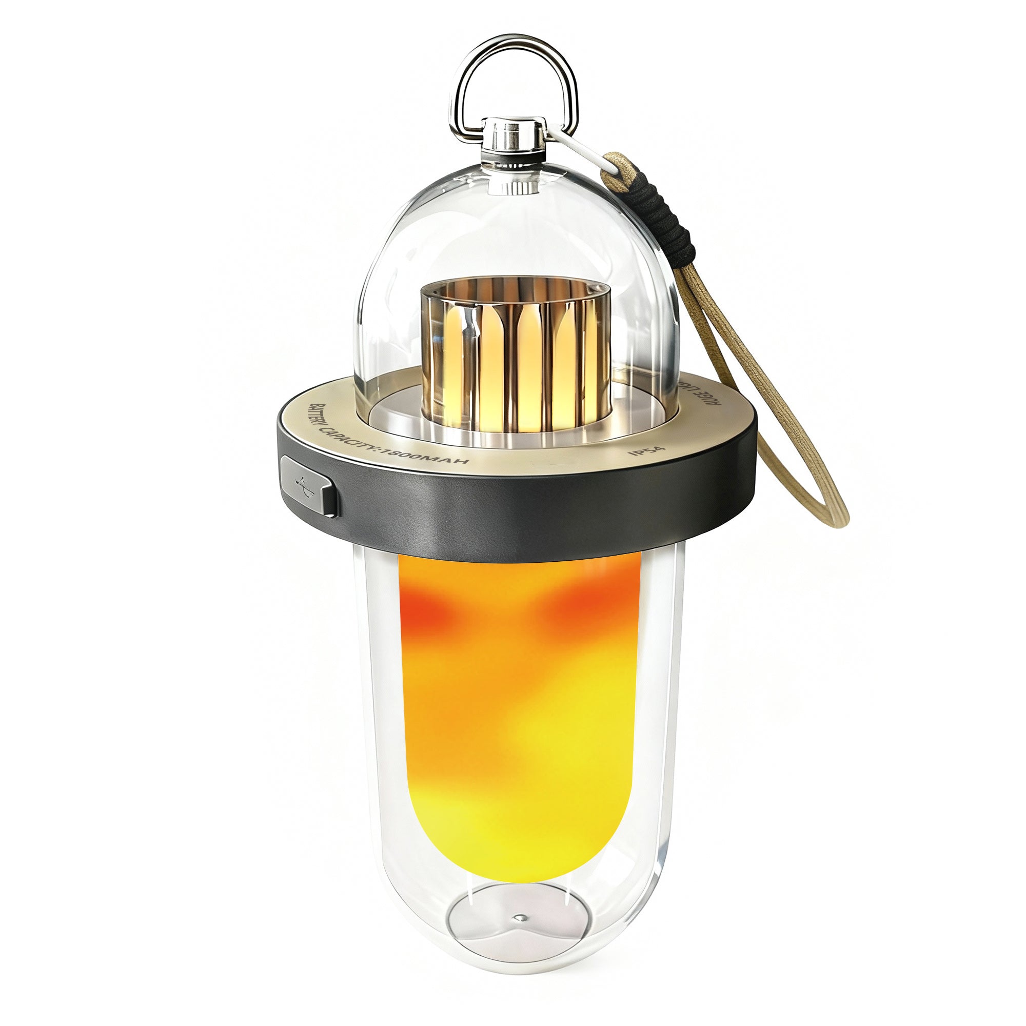 Augelight Capsule Shape Camping Light Rechargeable IP54 Waterproof Minimalist Table Lamp Dimmable LED Night Light