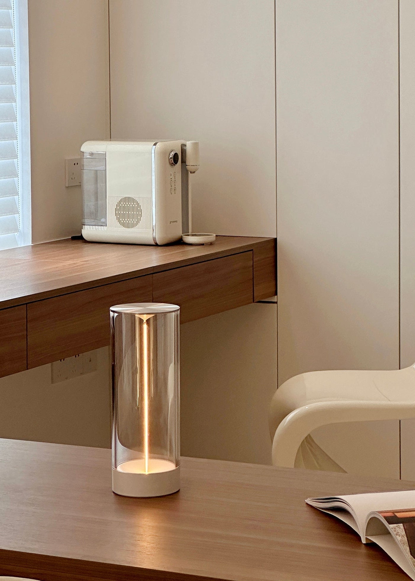 Auge Light 12.76 in Cordless Table Lamp for Desk Setup Dimmable - Auge Light