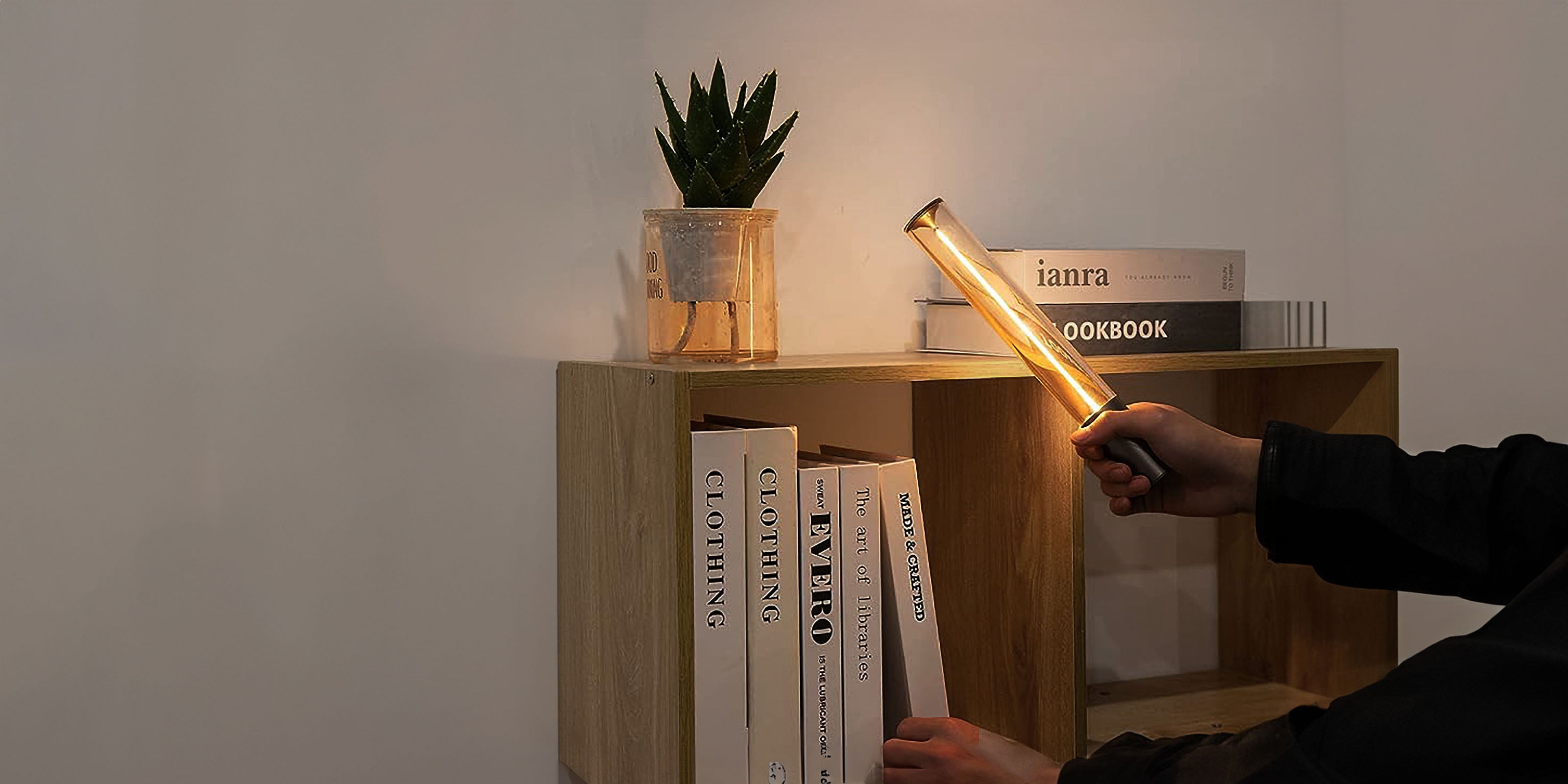 auge cordless and portable wall light