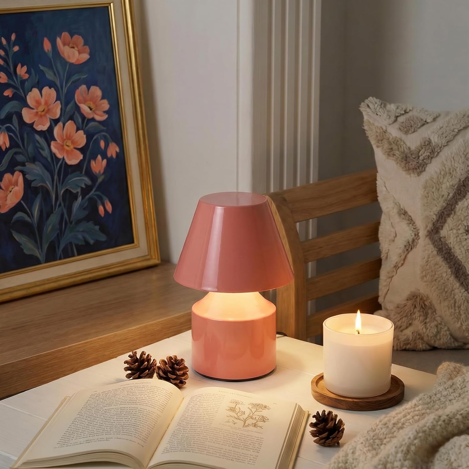 AugeLight TAPO Series Tap Control Mini Desk Lamp, Dimmable Touch Night Light, Portable LED Bedside Lamp with 3 Brightness Levels, Soft Ambient Lighting for Bedroom, Nursery, Office & Dorm - Auge Light