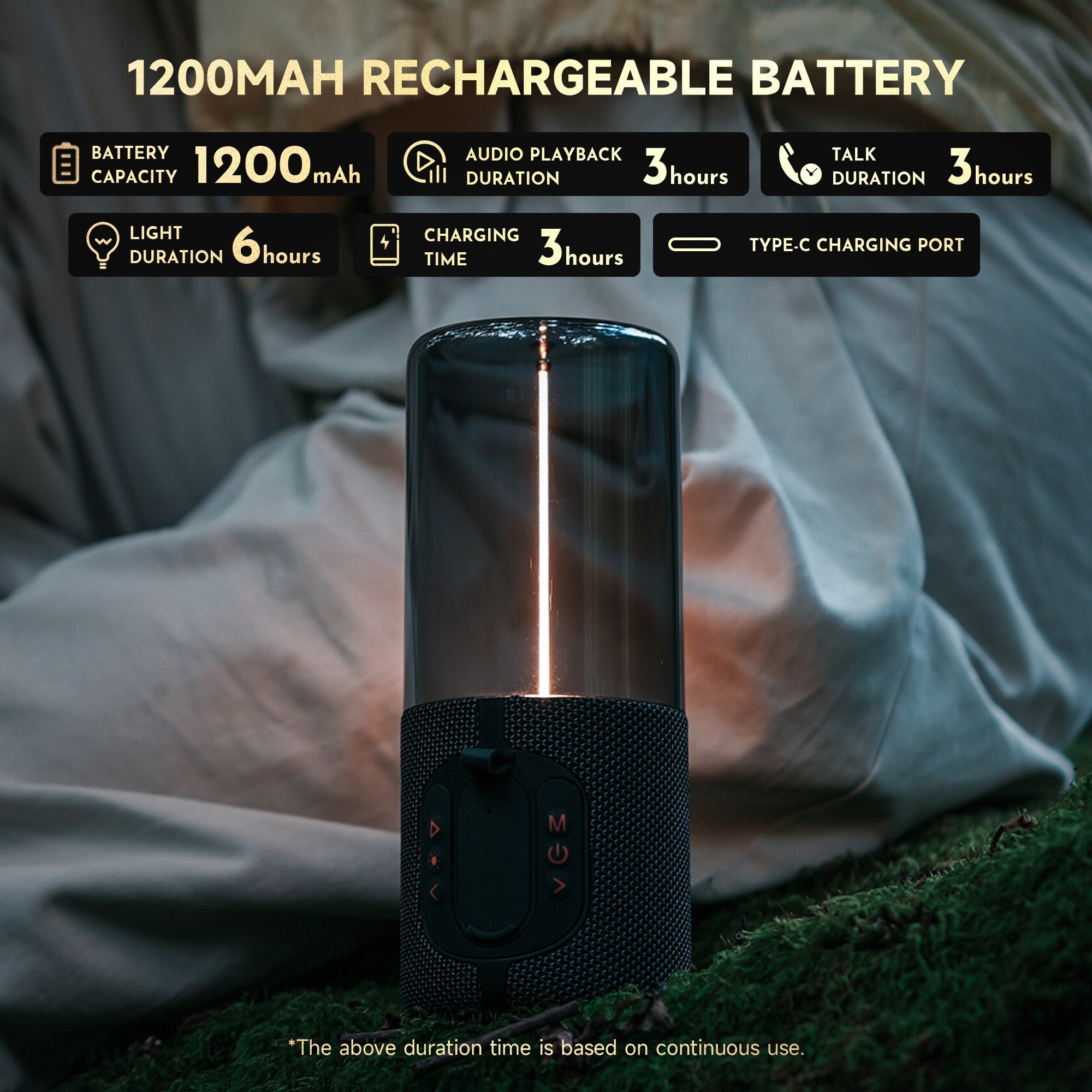 Magilux Speaker Lamp, Perfect for your office, nightstand or dorm room